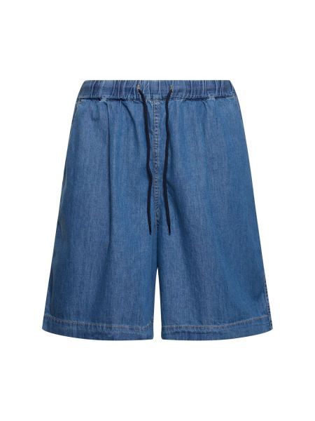 Bomull jeans-shorts The Frankie Shop blå