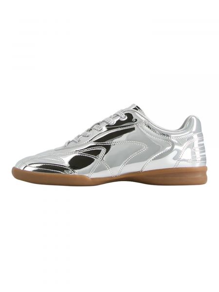 Sneakers Bershka ezüstszínű