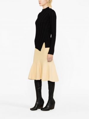 Sweter asymetryczny Stella Mccartney czarny