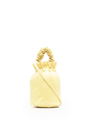 Ruffle mini bag Ganni gul