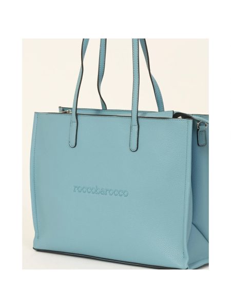 Bolso shopper Roccobarocco azul