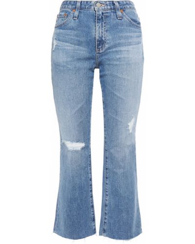Джинсы клеш со средней посадкой расклешенные Ag Jeans