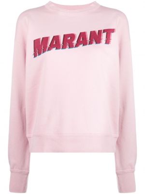 Φούτερ με σχέδιο Marant Etoile ροζ