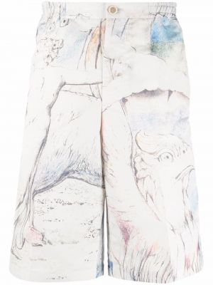 Abstrakt tryck chinos Alexander Mcqueen