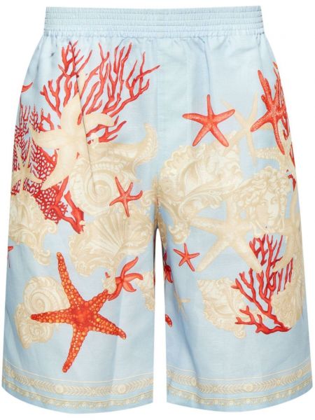 Bomuld shorts Versace blå