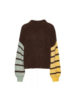 Sweter w paski oversize A-view