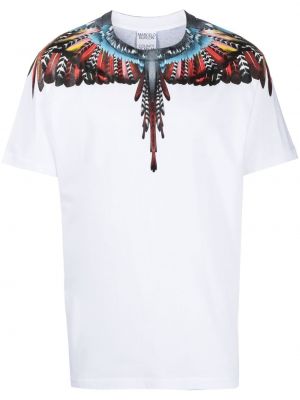 T-shirt en coton à imprimé Marcelo Burlon County Of Milan blanc