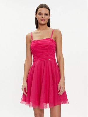 Priliehavé šaty Rinascimento ružová