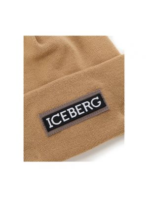 Gorro de lana Iceberg marrón