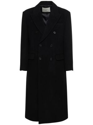 Manteau en laine Dunst noir