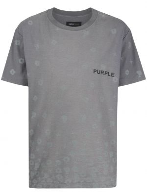 Памучна тениска с принт Purple Brand