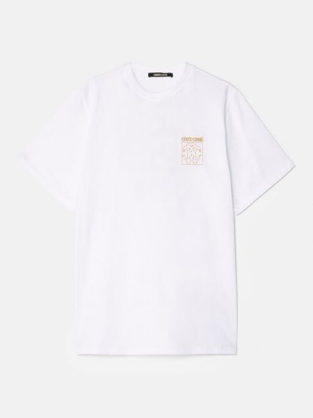 Koszulka Roberto Cavalli biała
