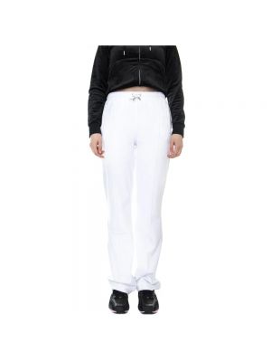 Spodnie sportowe Juicy Couture białe