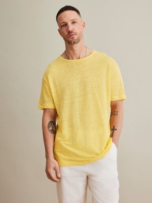 Marškinėliai Dan Fox Apparel geltona