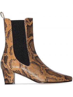 Ankle boots mit print Paris Texas braun