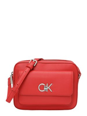 Crossbody táska Calvin Klein piros