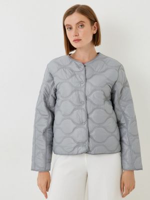 Утепленная демисезонная куртка Concept Club серая