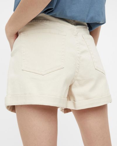 Pantaloni scurți din denim Object alb