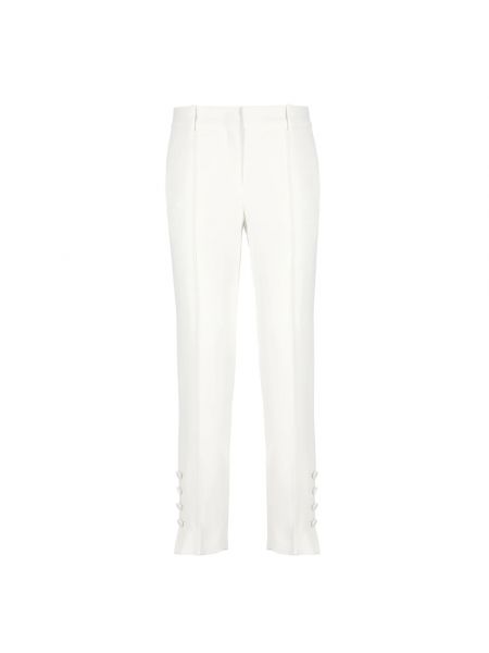 Spodnie z wiskozy Ermanno Scervino białe