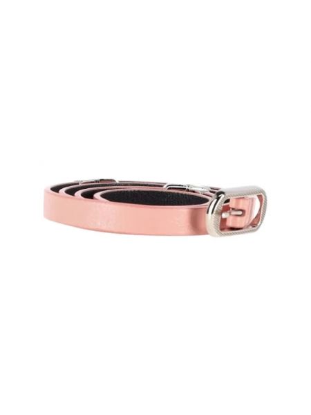 Cinturón de cuero retro Balenciaga Vintage rosa