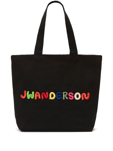 Τσάντα shopper Jw Anderson μαύρο