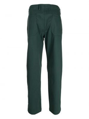 Rovné kalhoty s knoflíky Ps Paul Smith zelené