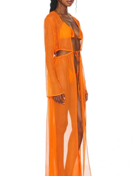 Vestito lungo Bananhot arancione