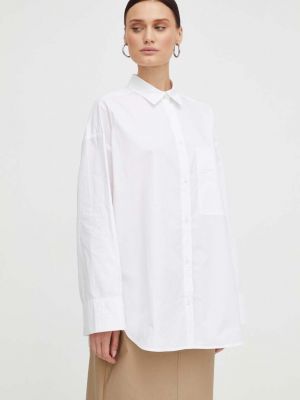 Bavlněné tričko relaxed fit By Malene Birger bílé