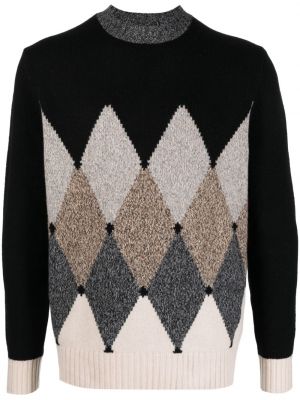 Vlněný svetr s argylovým vzorem Ballantyne