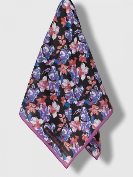Фиолетовый шелковый шарф Lauren Ralph Lauren