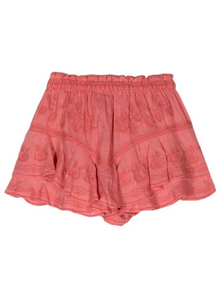 Shorts mit stickerei Isabel Marant pink