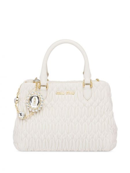 Shopper handtasche mit kristallen Miu Miu