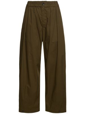 Pantalon en coton large Soeur kaki