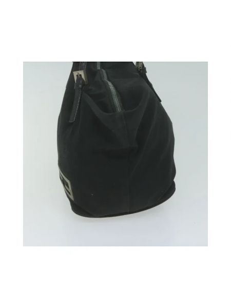 Bolsa de nailon retro Fendi Vintage negro