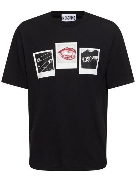 T-shirt Moschino svart