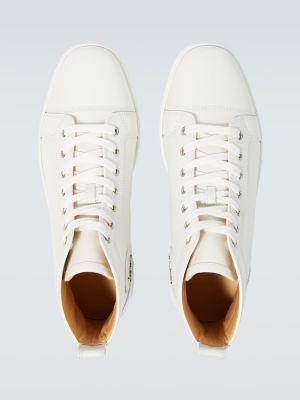 Sneakers di pelle Christian Louboutin bianco