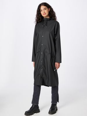 Αδιάβροχο παλτό Rains μαύρο