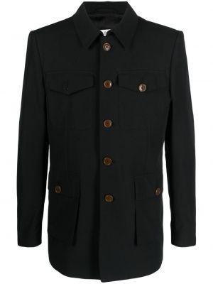 Βαμβακερό πουκάμισο Vivienne Westwood μαύρο