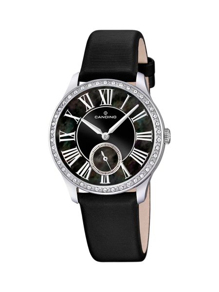 Lady Casual кожаные женские часы Candino черные