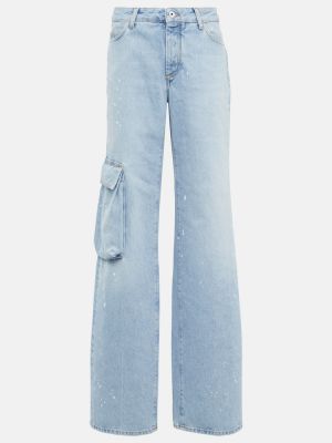 High waist jeans ausgestellt Off-white