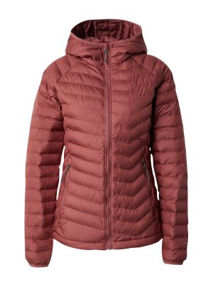 Pernata jakna s kapuljačom Columbia ružičasta