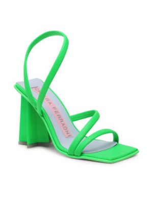Sandály Chiara Ferragni zelené