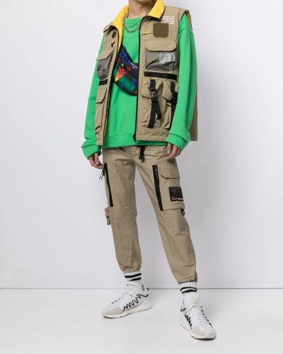 Chaleco con cremallera Aape By *a Bathing Ape® verde