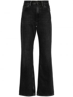 High waist bootcut jeans ausgestellt Acne Studios schwarz