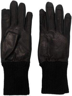 Mănuși din piele Rick Owens negru