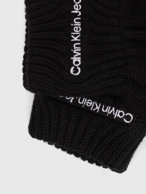 Rękawiczki Calvin Klein Jeans czarne