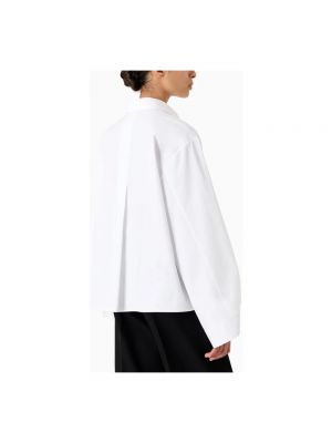 Blusa oversized Emporio Armani blanco