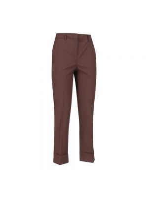 Pantalones slim fit Incotex marrón