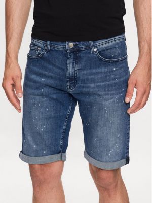 Priliehavé džínsové šortky Karl Lagerfeld