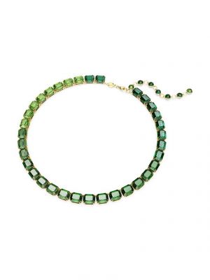 Zelený náhrdelník Swarovski